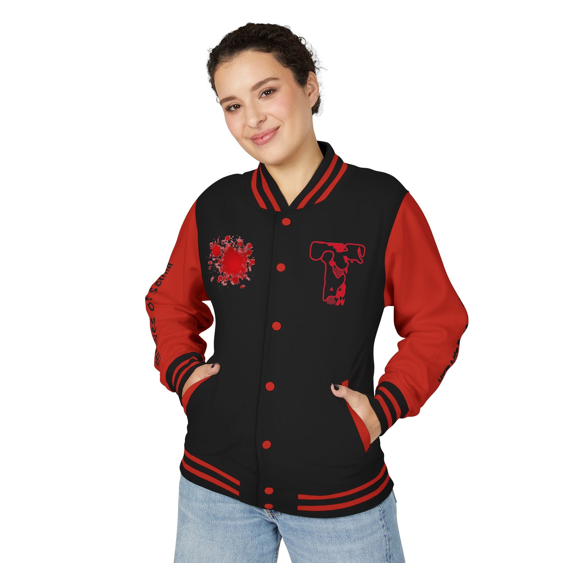 Unisex Heavyweight Letterman Jacket - Vintage Sporty Outerwear, College Style, Back to School Fashion, Streetwear Essential, Gift for Fans