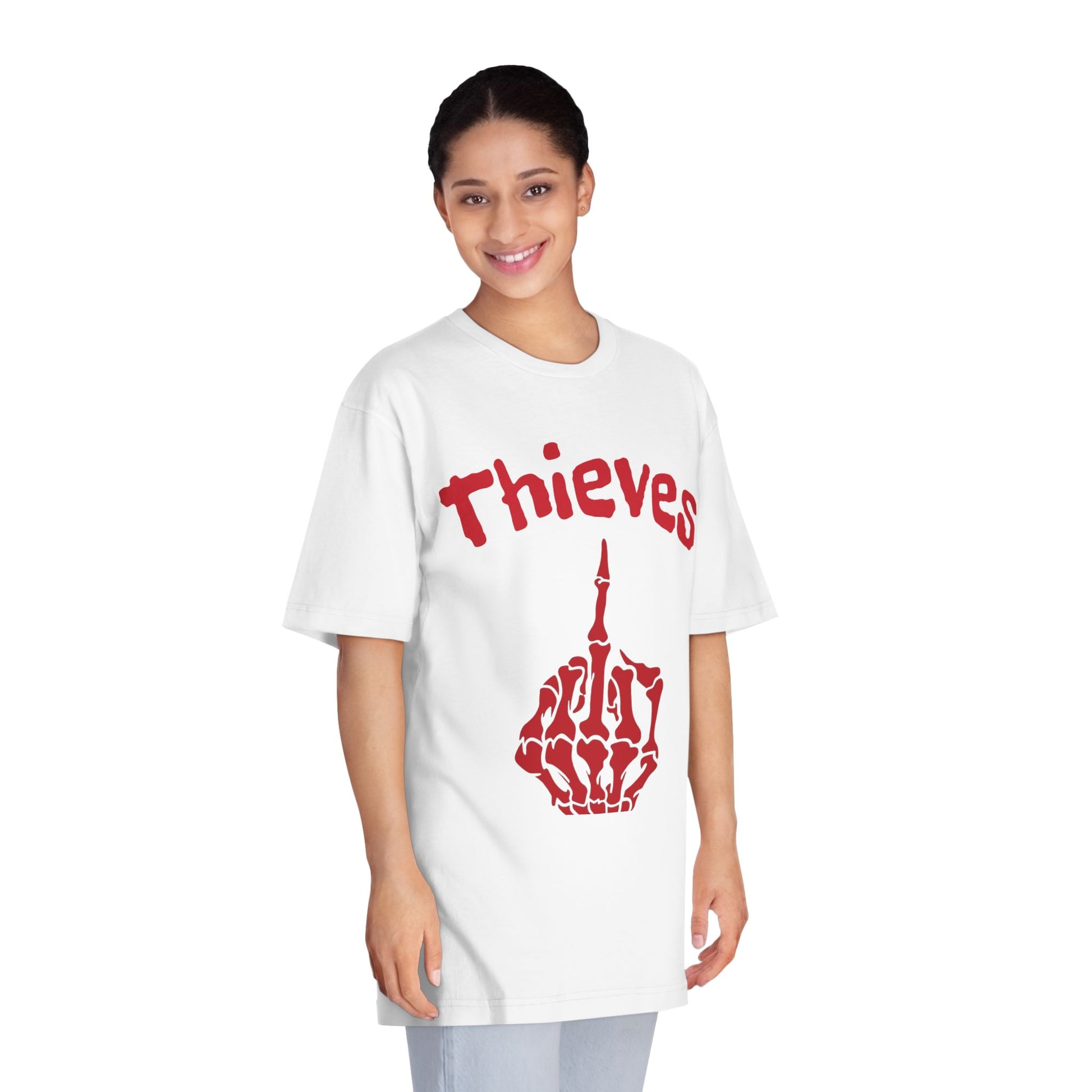 Bold Skeleton Hand Graphic T-Shirt, Unisex Crewneck Tee, Alternative Fashion, Casual Wear, Edgy Gift for Friends, Halloween