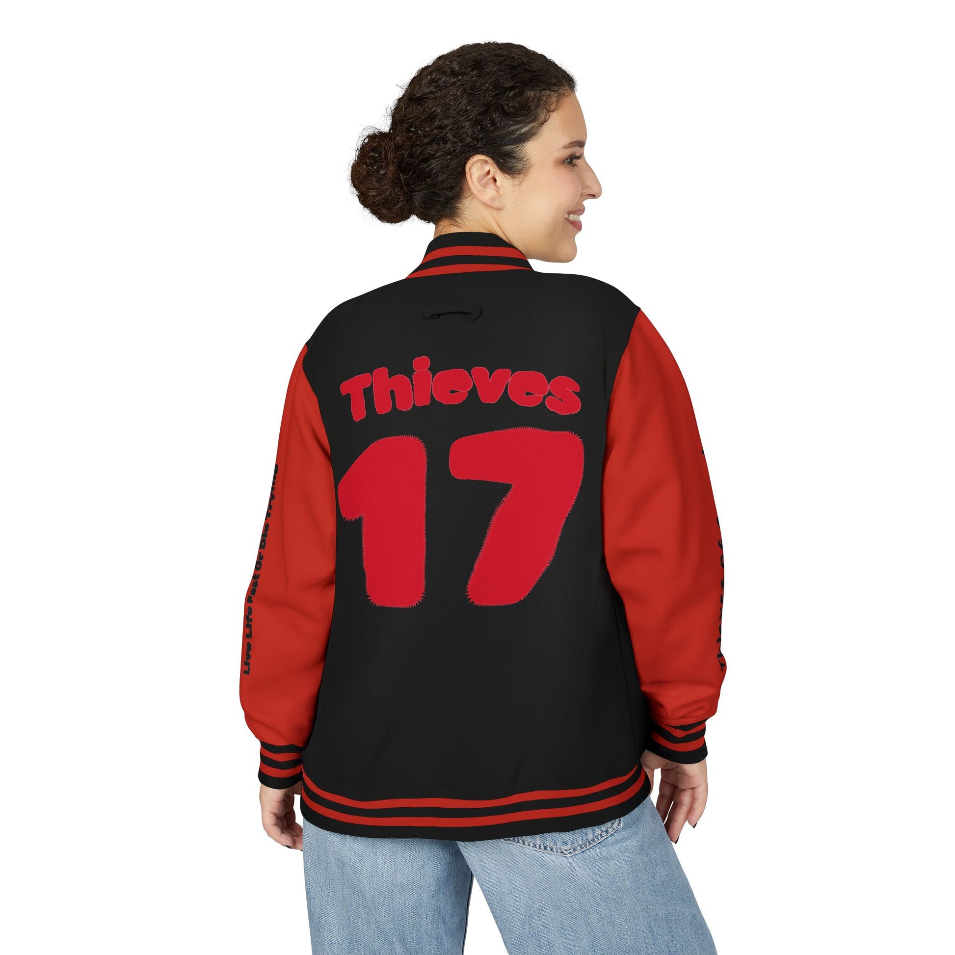 Unisex Heavyweight Letterman Jacket - Vintage Sporty Outerwear, College Style, Back to School Fashion, Streetwear Essential, Gift for Fans